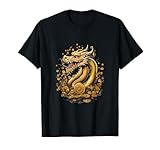 Chinesisches Neujahr 2024 Lunar Goldmünzen Drache 2024 Drache für glückliches chinesisches Neujahr, perfektes Design für alle, die unter dem Jahr des Drachen geboren wurden, der an Astrologie, chinesisches Sternzeichen, Horoskop und chinesische Symbole oder Mondkalender glaubt!