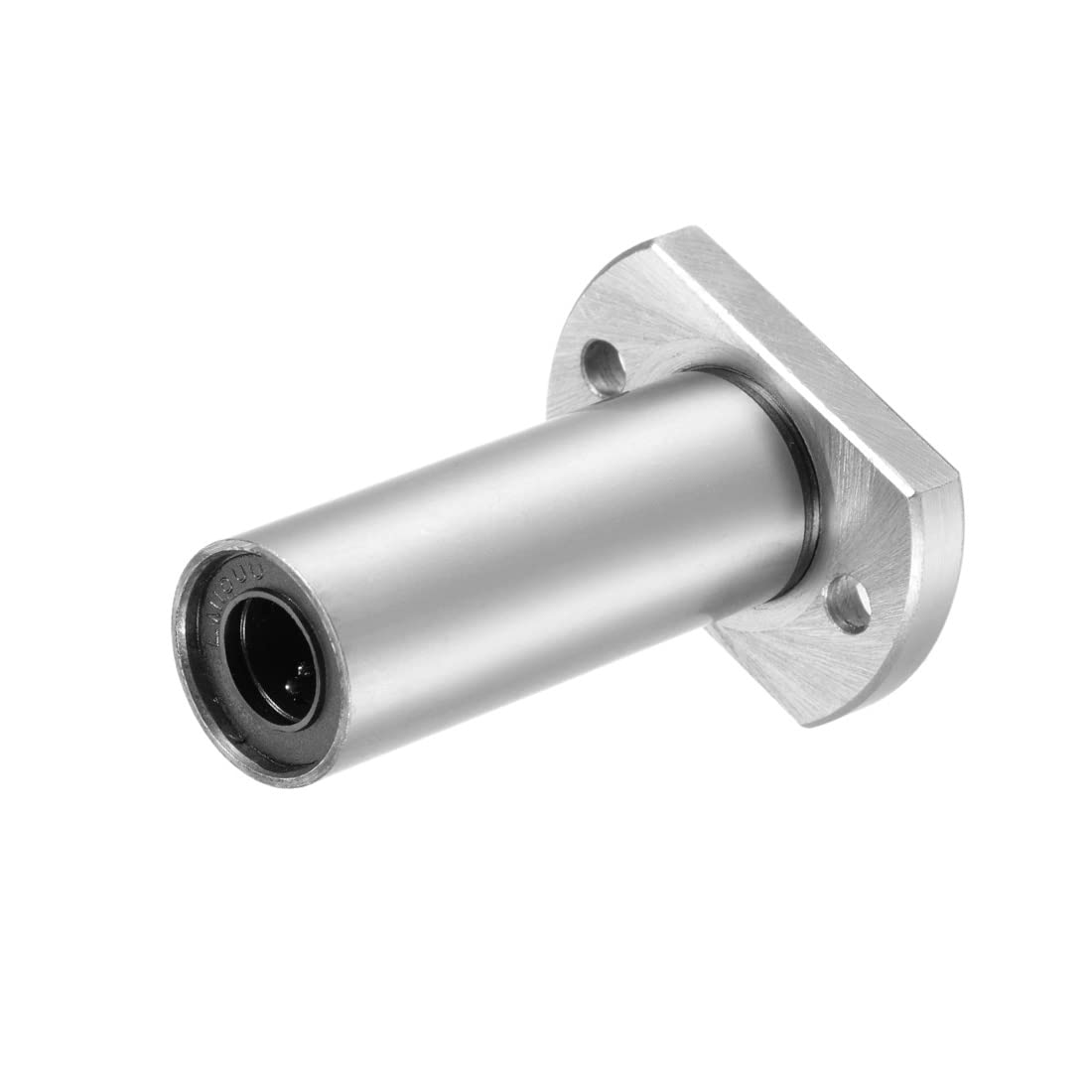 sourcing map 2 sztuki liniowych łożysk kulkowych LMH10UU bardzo długie z dwoma bocznymi kołnierzami, średnica otworu 10 mm 19 mm średnica zewnętrzna 55 mm długość