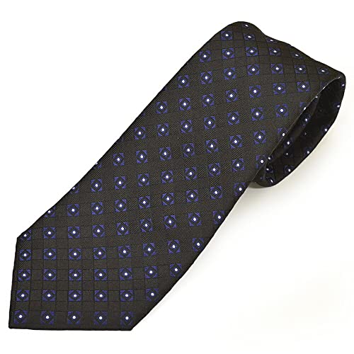 [Giorgio Armani] ジョルジオ アルマーニ ネクタイ メンズ ドットスクエア柄シルクネクタイ(サイズ剣幅8cm) ega23s015 3R929-00020 00020-BLACK ブラック