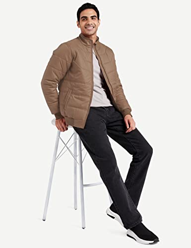 Image of Amazon Brand - Symbol Men's 100% Polyester Regular Bomber Jacket (Available in Plus Sizes)