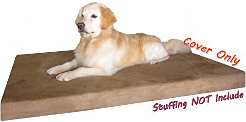 Dogbed4less-External-Pet-Bed-Cover-with-Zipper-Liner-for-Extra-Large-Dog-55X37x4-XXL-Brown-Replacement-Cover-Only - Cucciolini Doodles   Dogbed4less-External-Pet-Bed-Cover-with-Zipper-Liner-for-Extra-Large-Dog-55X37x4-XXL-Brown-Replacement-Cover-Only
