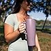 BrüMate Era 40 oz Tumbler with Handle and Straw | 100% Leakproof Insulated Water Bottle Tumbler with Lid and Flexible SoftSip Straw | Made of Stainless Steel | Cup Holder Friendly | 40oz (Lilac Dusk)