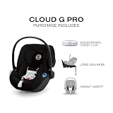 CYBEX Cloud G Pro Comfort Extend Infant Car Seat - Moon Black