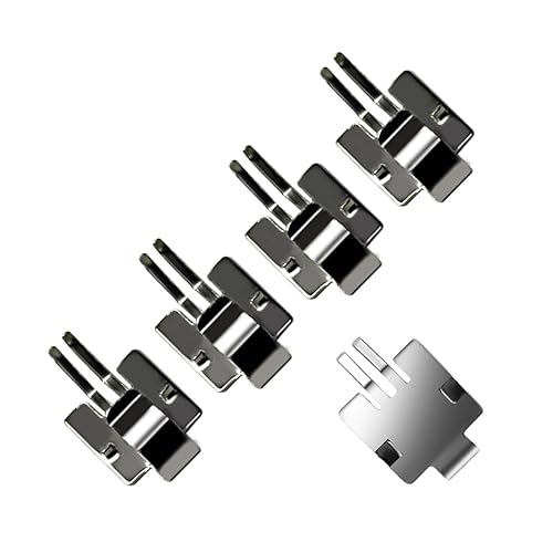 Image of AAA Battery Compartment Dual Leaf Springs Contact Piece for FLUKE 302+ 303 305 324 Clamp Meter Replacement Accessories (4PCS)