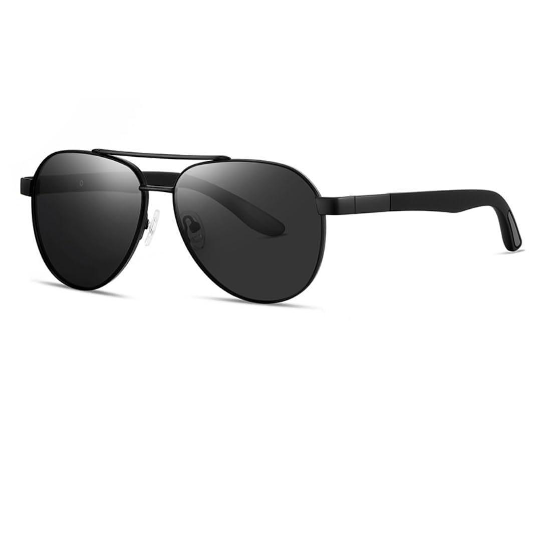 Occhiali da sole polarizzati da uomo Uv400, da donna, con montatura in metallo, occhiali sportivi