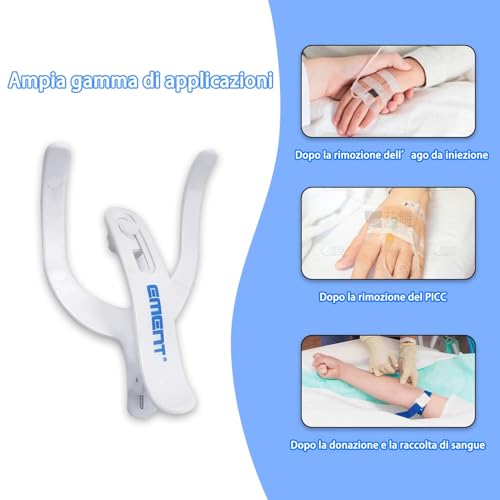 Hämostatische Klemme, Pflaster & Mullbinde Wundversorgung, Verhinderung von Blutergüssen durch Kompression nach intravenöser Infusion und Blutentnahme