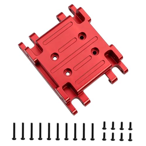 Plaque protection boîte vitesses RC 1:18 H18P rouge F Fityle
