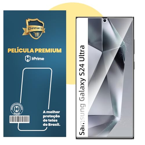 Película Nanoshield Danet Premium para Samsung Galaxy S24 Ultra 5g - Proteção Anti-Digital e Resistê
