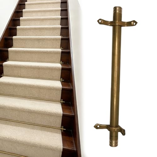 Barras de escalera para alfombras que evitan arrugas, varillas anticambio de metal 2