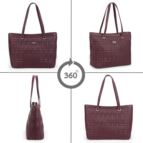 Image of Lavie Luxe Juli Large Tote Bag for Women | Tote Bag for Work | Ladies purse | Stylish Shoulder Bag | Gift for Women