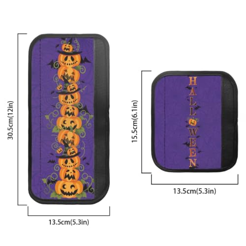 Image of Funny Halloween 6Pcs Refrigerator Handle Covers Pumpkin Fridge Door Handle Protector Anti-Stain Anti-Fingerprint Protective Electrical Kitchen Appliances Gloves Kitchen Decor