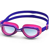 ZIONOR K2 Kids Swim Goggles with Crystal Vision Allergy-free Comforatable Cushion Adjustable Strap UV Protection