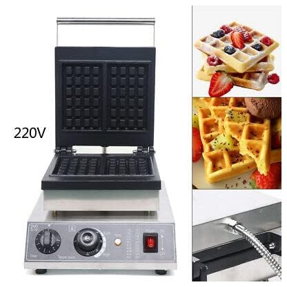 Kommerzielle Waffelmaschine aus Edelstahl Antihaft Pfanne Waffeleisen Quadratische Waffeln Elektrische Küchengeräte – Bild 4