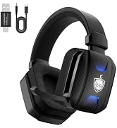 Amazon.co.jp: ゲーミングヘッドセット ワイヤレス 3.5mm有線 7.1ch