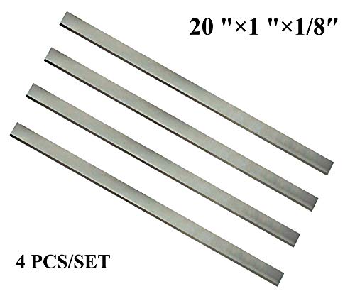 20 Inch Planer Blades Knives HSS Jointer Replacement for Grizzly G6702 G0454W Jet 208 Powermatic 209