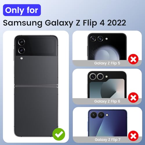 Image of VEGO for Samsung Z Flip 4 Case, with Hinge Protection & Slide Camera Cover