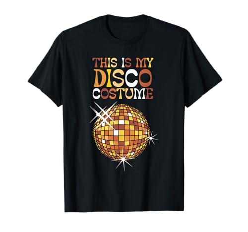Photo de Costume Disco rétro années 70 avec Inscription « This is My Disco » T-Shirt