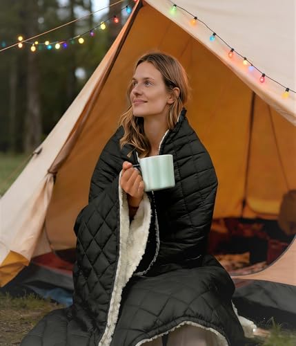 tomilk Battery Operated Heated Camping Blanket, 12V