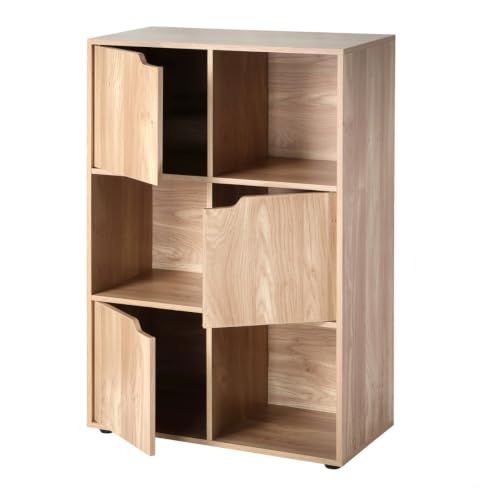 Calicosy - Meuble à 6 Cases avec Trois Portes - Modu – vue 6