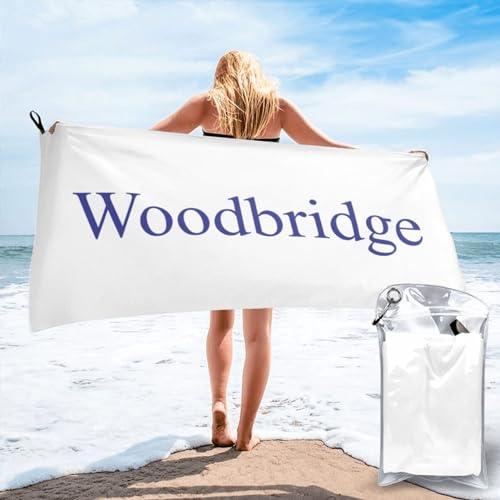 SIYTUAU Flag of Woodbridge, California Bath Towels