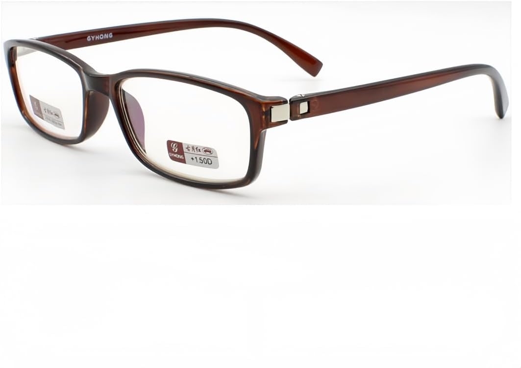 Classic Rectangle Reading Glasses Magnification UV Protection Anti Glare and Scratch Resistant Computer  2.50