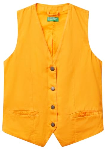 Chaleco Benetton hombre mujer acolchado casual sin mangas para invierno 1