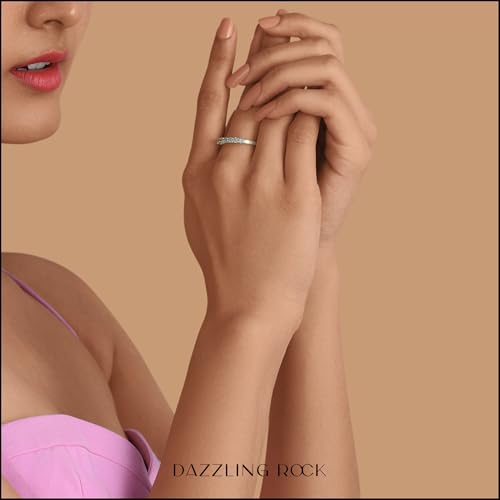 Dazzlingrock Collection 14K Ladies 7 Stone Bridal Wedding Band Anniversary Ring, Yellow Gold2