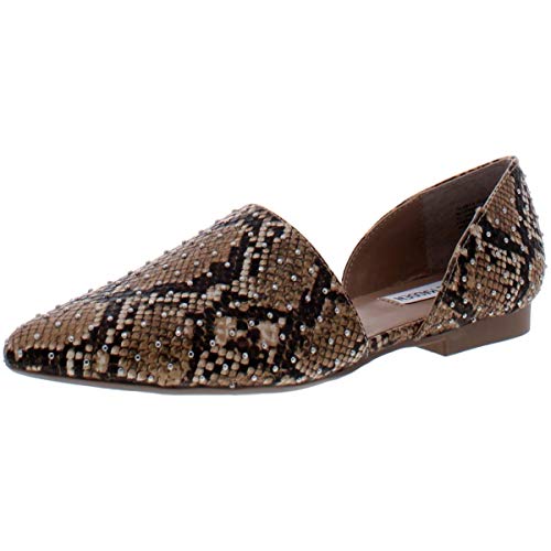Steve Madden Talent-S Flat Tan Multi 6