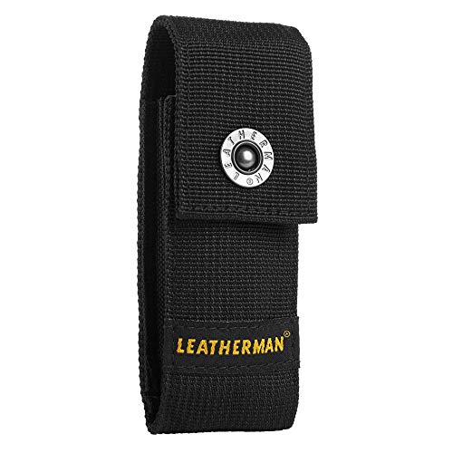 LEATHERMAN, Wave Plus Multitool with Premium Replaceable Wire Cutters and Spring-Action Scissors, Built in the USA, Limited Edition Black/Silver with Nylon Sheath