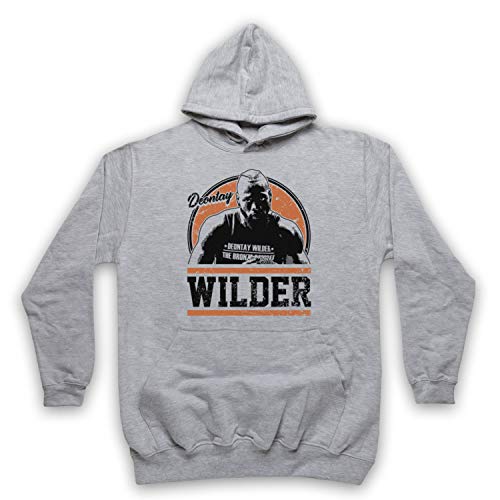 Sweat a capuche Deontay The Bronze Bomber avec graphisme tribute boxe premium