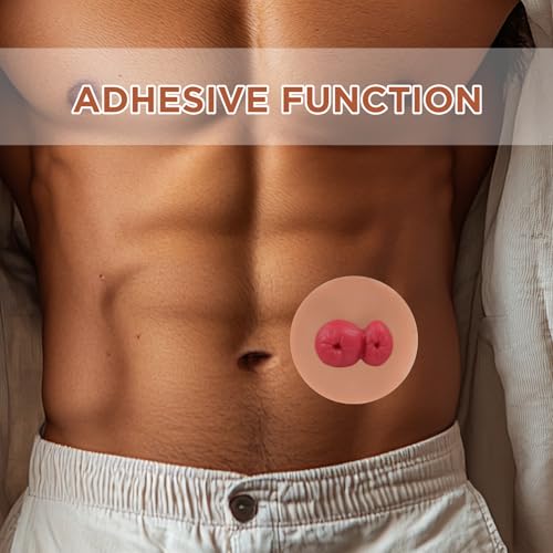Image of Sticky Loop Ileostomy Simulators, Double-Barrel Stoma Training Model Set, Multi-Skin Tone Ostomy Care Practice Models for Medical Training and Patient Education - Tan