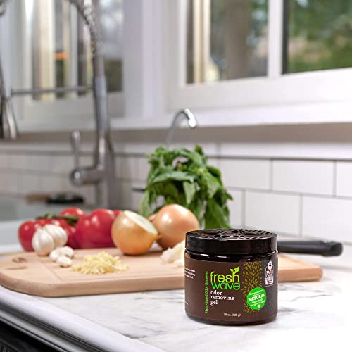 Fresh Wave Odor Removing Gel, 15 Oz. | Odor Absorbers For Home | Safer Odor Relief | Natural Plant-Based Odor Eliminator | Every 15 Oz. Lasts 30-60 Days | For Cooking, Trash & Pets #TOP4