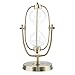 30/60 Clessidra Sabbia Tono in Ottone Metallo Timer Rotante Vetro Trasparente Orologio Sandglass Giocattoli Regalo Natale Nozze Decorazione per Studia Camera Desktop Ornamento(60 Minutes L)