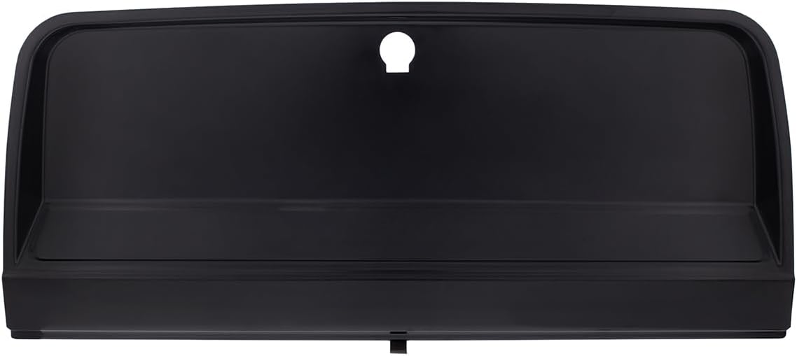 United Pacific 110092 Stamped Steel Glove Box Door for 1964-66 Chevy Truck, 20 Gauge Steel, OEM Contour Details, OE Style Cup Holder Recesses - Black - ONE Unit