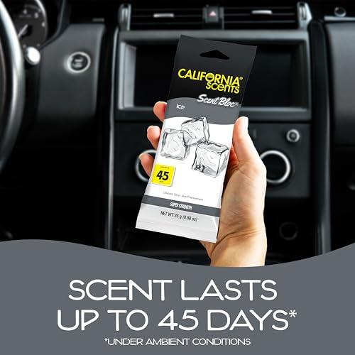 Image of California Scents Power Bloc Air Freshener, Ice Scent