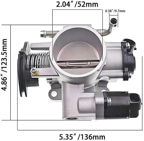 Cuerpo de acelerador para Chevrolet Aveo T250 T255 y Kalos motor 2011 2012 2013 3