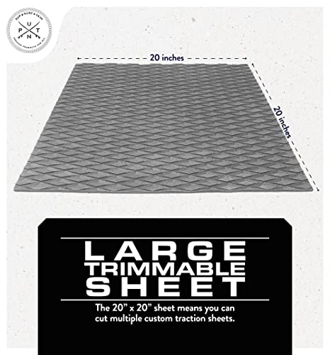 Punt Surf Non Slip Traction Mat & Surfboard Traction Pad - Versatile Mats For Paddle Board, Kayak, Surfboard, Skimboard, Sup - Premium & Strong 3M Adhesive #TOP3