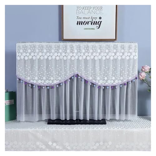 Housse protection TV sans retrait - Protection textile fixe pour écran 55