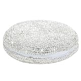 Retainer Case Cute Mouse Guard Case Slim Aligner Case Compatible with Invisalign Bling Night Guard Case Orthodontic Retainer Box Magnetic Denture Holder (Sliver)