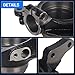 Autoround Front Left Steering Knuckle Compatible with Subaru Outback 2002-2004, Forester 2003-2008, Impreza 2000-2007, Legacy 2000-2004, Baja 2003-2006, 698-327 28313-AE030, Driver Side