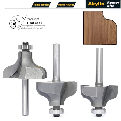 Akylin 4Pcs Ogee Fillet Router Bit Set,1/4" Shank by Akylin - Used condition - Image 2