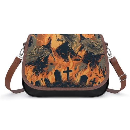 Sac à main pour femmes sorcière d'halloween imperméable protège vos affaires