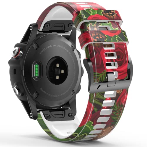 Correas de silicona 22mm compatibles con Garmin Fenix 6 QuickFit color ágata 3