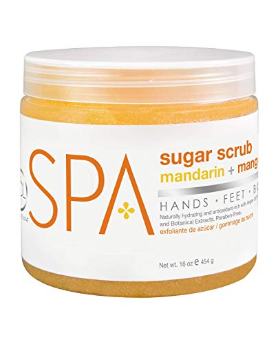 BCL SPA Lemongrass & Green Tea 4-Step Skincare Starter Kit, 16oz Each – Organic Vegan Spa Set for Hands, Feet & Body – Hydrates, Exfoliates, Softens Skin