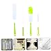 WRITWAA 1Set Long Handle Bottle Cleaning Brush Light Green Water Cup Cleaner for Feeding Bottles Easy to Use and Reach All Areas for Keeping Bottles Scratch