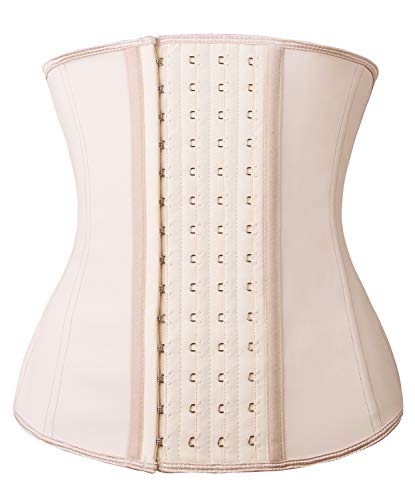 YIANNA Women Waist Trainer Corset for Weight Loss Latex Colombiana Waist Cincher Slimming