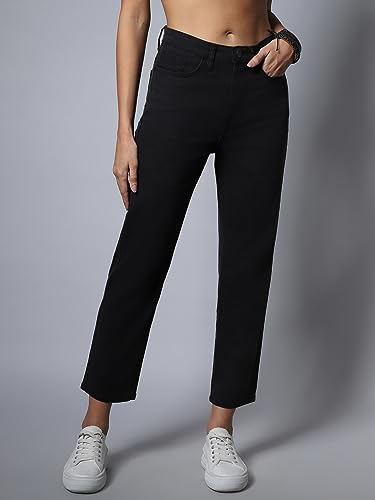 Image of HIGH Star Women's Straight Fit Mid Rise Jeans