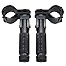 M8 Anti-Skid CNC Universal Motorcycle Foot Pegs Degree Foldable Footpegs Footrest,Upgrade Passenger Pedal For Mini Bike Dirt Pit Bike Electric Car Motorbike Honda Suzuki Yamaha Kawasaki(Black)
