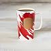 Starbucks Dot Water Color Valentine Red Coffee Mug 16 Oz.