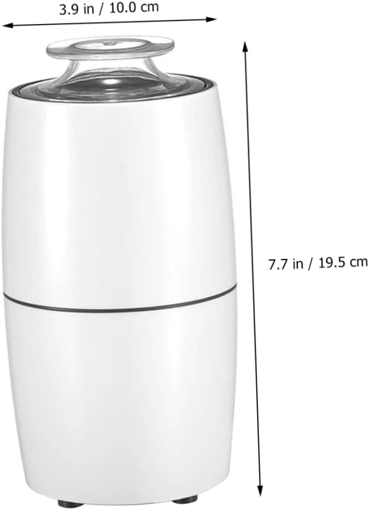1pc Electric Grain Mill for Home Use Multi-function Coffee Bean Motor Stress Crack Resistant Design Efficient Grinding Without Chunks for and Grains